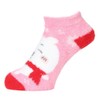 Small Planet Chiikawa Women's Thermal Socks, Fluffy Socks, Snow/Chiikawa, Pink