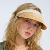 Raffia Sun Cap Visor Petra | Natural