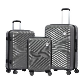 Biggdesign Moods Up Hard Luggage Sets, 100% ABS Hardshell Luggage with 360° Spin