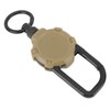 Magnetic Retractable Keychain Stainless Steel Wire Easy Pull Buckle Carabiner