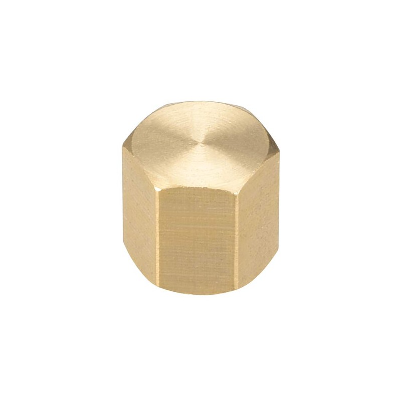 uxcell 1/8NPT Pipe Fitting Valve Cap, Brass Hex Female Thread