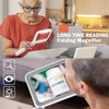Rechargeable Magnifying Glass with Light for Reading, 5X Large Page