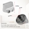 W11517334 Range Knobs Fit for Whirlpool Stove Knobs Replacements