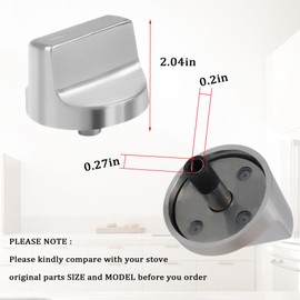 W11517334 Range Knobs Fit for Whirlpool Stove Knobs Replacements