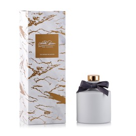 Aroma Blossom Vintage Collection Home Fragrance Diffuser Set, 100ml, Luxury Marble Design (Stone)