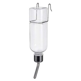Balacoo - Botella de Agua para Animales pequeños, sin Goteo, dispensador de Agua, Fuente de hidratación por Gravedad, alimentador para Perros, Gatos, Conejos, Jaula de hámster o Perrera, tamaño S,