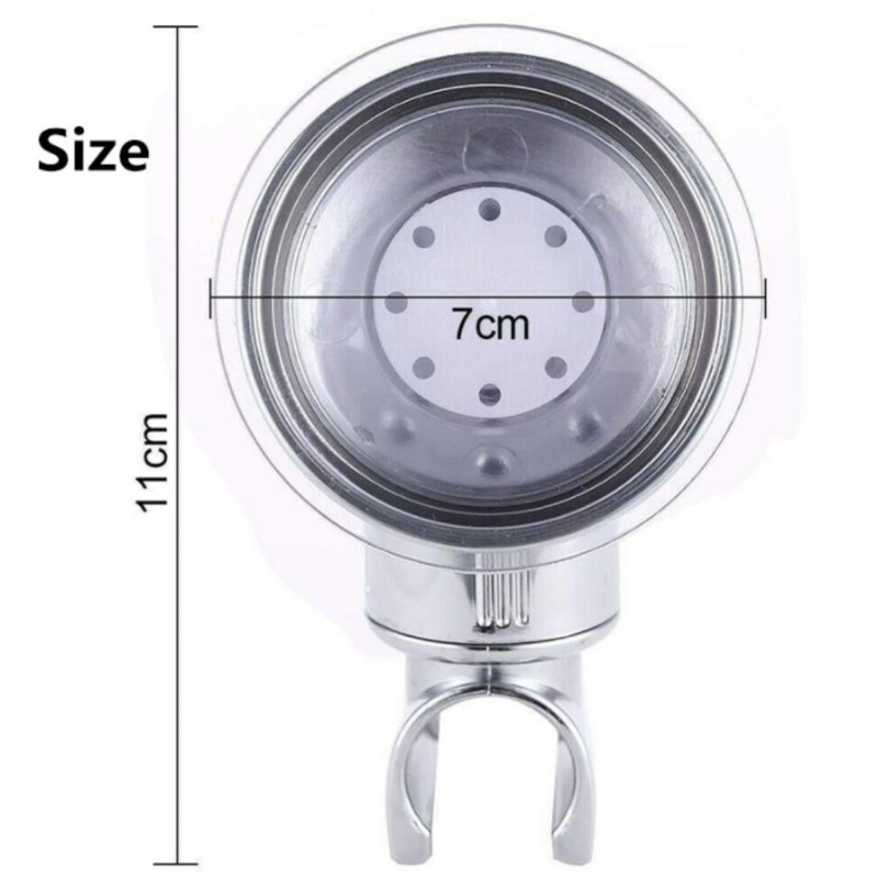 Heizi Shower Head Holder Angle Adjustable Shower Hooks Set of