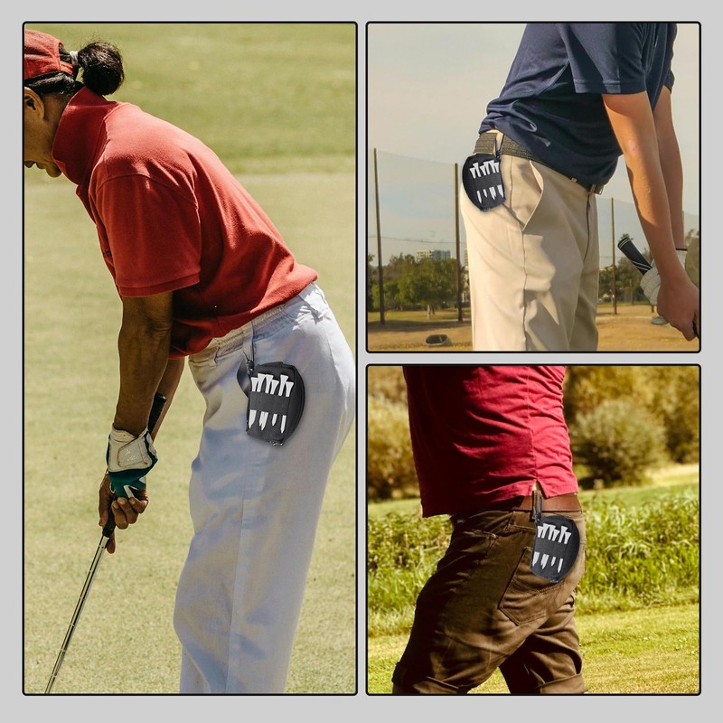 kasanidika Golf Ball Case, Golf Ball Pouch, 2-Pack Golf Ball