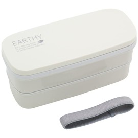 OSK PW-28K Lunch Box, 2-Tier, Beige