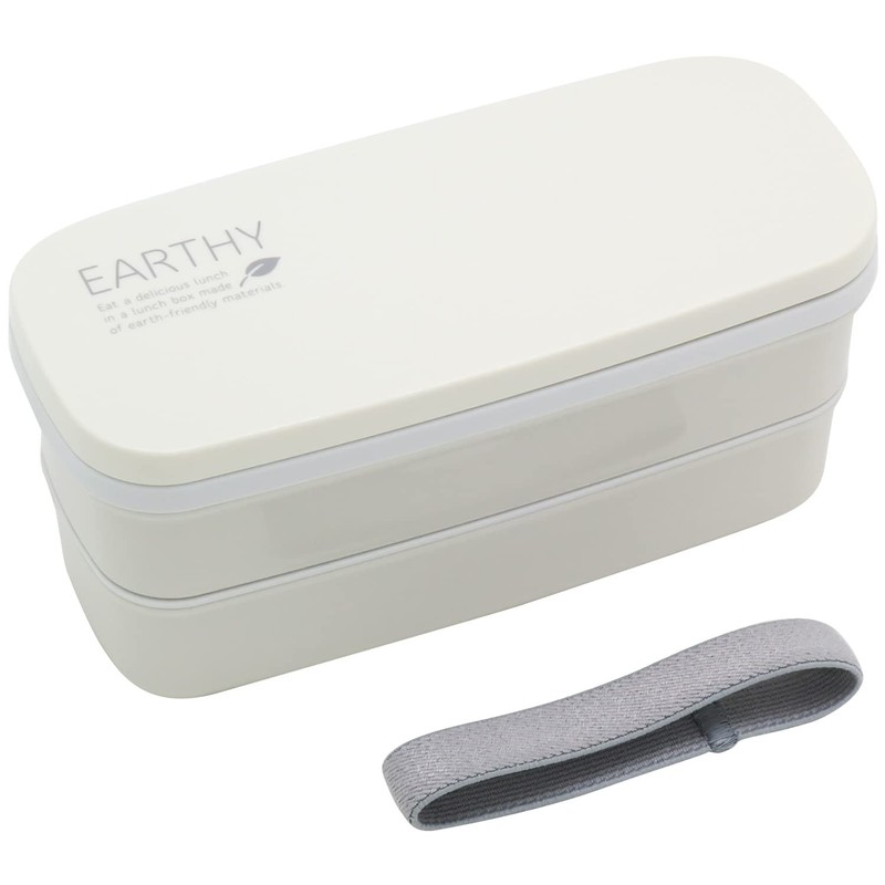 OSK PW-28K Lunch Box, 2-Tier, Beige