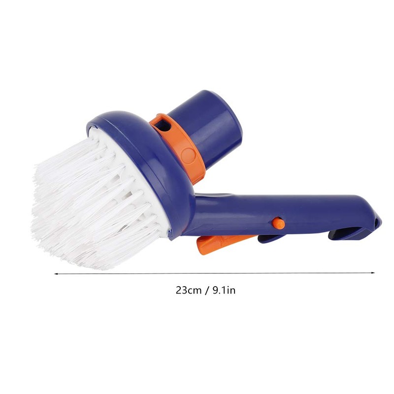 BORDSTRACT Pool Corner Vacuum Brush Swimming Pool Step Vac Brush
