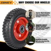 ZDNEY 8"x2" Heavy Duty Casters Set of 4, 3600LBS Capacity