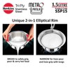 Hawkins 1.5 Litre Metro Patila, Triply Stainless Steel Tope, Induction