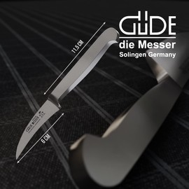 Schälmesser Serie Kappa massiv Ganzstahl Länge: 6cm von Güde