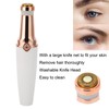 2 in 1 Electric Eyebrow Trimmer Lipstick Shape USB Rechargeable