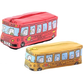 2 Pack Pencil Case for Kids Portable Pencil Storage Bag for School Children Student Stationery Gifts School Supply