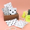 MOOCA 200 Pcs 5 Variety Prints Paper Gift Bags with