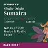Starbucks K-Cup Coffee Pods, Dark Roast Coffee, Sumatra for Keurig