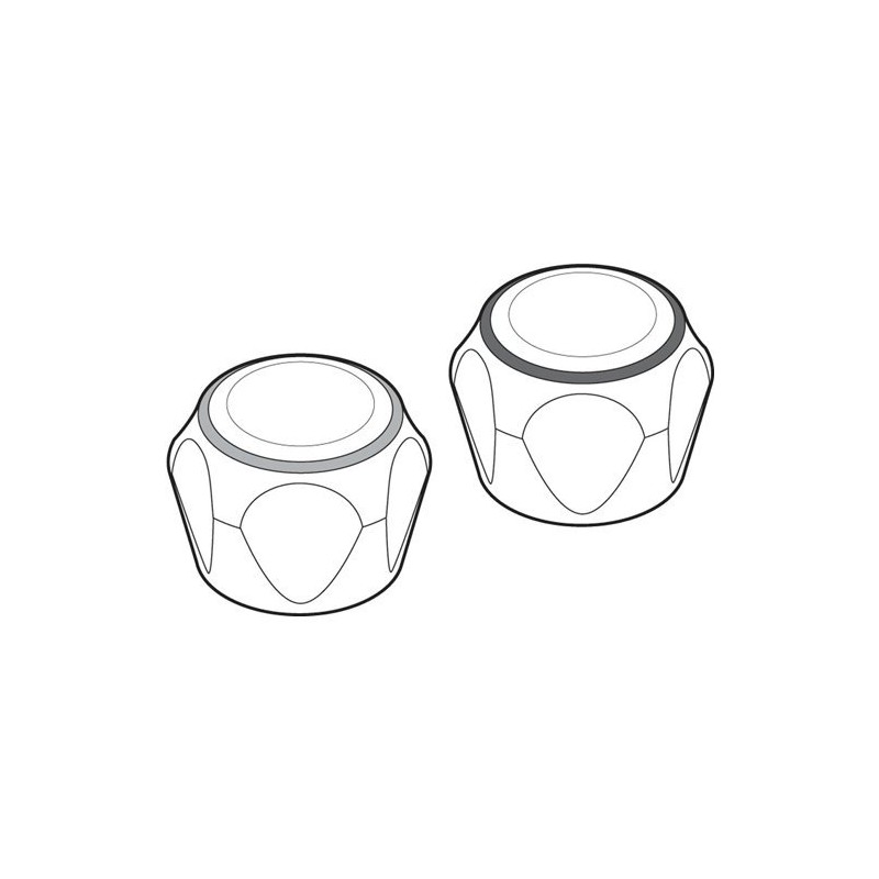 Deva DAC179 Profile Acrylic Tap Heads Bathroom Kitchen Sink Covers