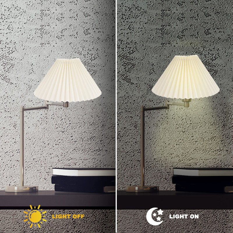 Simple Lamp Shades Pleated Light Cover Table Lamp Shade Lamp