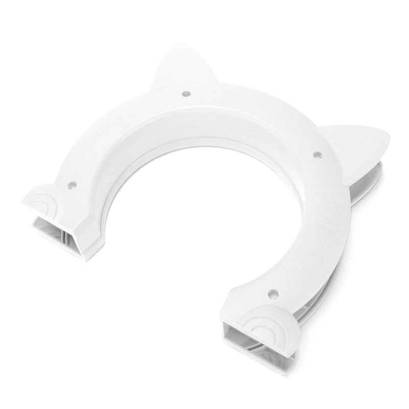 Cat Door Interior CatHead Shaped Plastic Cat Pass Through Door