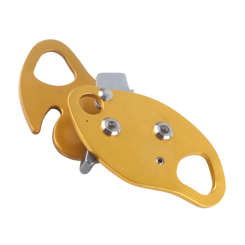 Self Braking Stop Descender for 11‑12.5mm Rope Clamp Grab Rescue