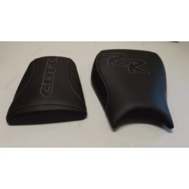custom seat coers HONDA 04/05/06/07 CBR1000RR FRONT &REAR SEAT COVERS BLACK CARBON FIBER TEXTURE