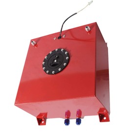 10 Gallon Red Coat Aluminum Fuel Cell Tank with Level Sender