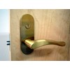 Miwalock 0150-528 ZLT902-6 Indoor Lever Handle Divider Lock, Gold