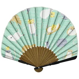Yamamoto Hitoto Shoten Rakuka Matsumoto Yoko Fan (with Fan Bag) Mouse