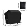 Outdoor Grill Cover with Secure-Fit Strap – Coated Oxford-Fabric Cover
