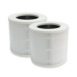 PUREBURG BAP9921 True HEPA Replacement Filter Compatible with Bionaire BAP9921 True HEPA 360° Air Purifier,H13 4-Stage Filtration Activated Carbon 2-IN-1 Air Clean Dust VOCs,2-Pack