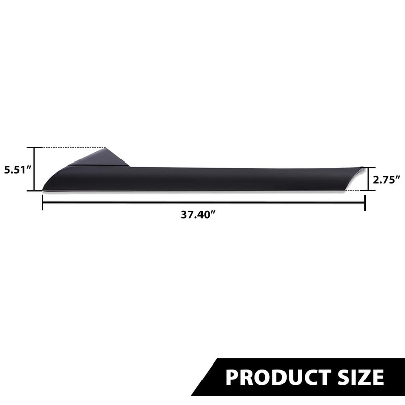 PIT66 Front Windshield Outer Trim Compatible with Ford Explorer 4