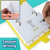 3x5 Lined Index Cards with Ring Binder Holder and Dividers,