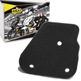 Area1 Air Filter Insert for 50cc 2T Compatible with Yamaha Aerox 50 R/Naked Neos Jog R BWS Why Slider, Fits MBK Nitro Booster Ovetto MachG Stunt, Malaguti F12 15 Benelli K2 491 Ark