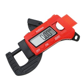 ANR Digital Micrometer High Precision Digital Gauge Thickness Measurement Leatherwork Printing Paper Large Thickness Display Red