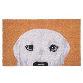 Calloway Mills White Labrador Doormat (17" x 29")