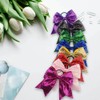 NEOGRACE Sequin Bows for Girls Large Cheer Hair Bows Ponytail