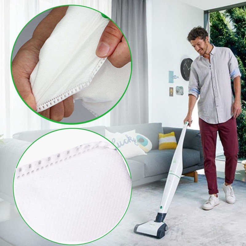 AiLomey 12 Sacchetti per Vorwerk Folletto VB100 FP100, Sacchetti Filtri
