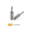 sourcing map 10pcs T15H Torx Screwdriver Bit 1/4" Hex Shank
