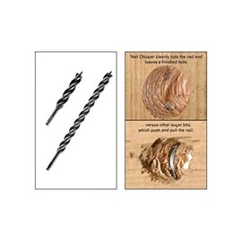 WoodOwl 03707 Tri-Cut 5/8-Inch by 7-1/2-Inch Nail Chipper Auger Bit