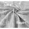 always4u Soft Velvet Curtains 95 Inch Length Luxury Bedroom Curtains