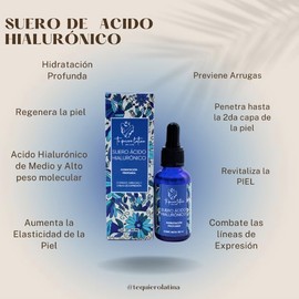 TQL | Kit Serum Acido Hialuronico + Rodillo de Jade y Guasha | Hidratación profunda | Relajación y desintoxicación | Hidratante Facial | Skin Care | 30ml