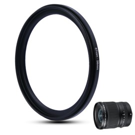 Metal Step Down Ring Filter Adapter - 67mm to 58mm - Metal Ring Step Down Rings Adapter Filter Compatible with All 58mm UV, CPL, ND, Lens Hood, Threaded Lens ect