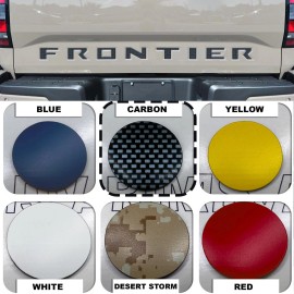 Advanced Trims Carbon Raised Rear Tailgate Insert Letters for 2022 2023 2024 25 Nissan Frontier