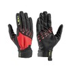 LEKI Ultra Trail Storm Gloves, Black/Red/Neon Yellow, EU 8