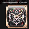 Men's Quartz Watch Silicone Strap Fashion Business Wrist Watch