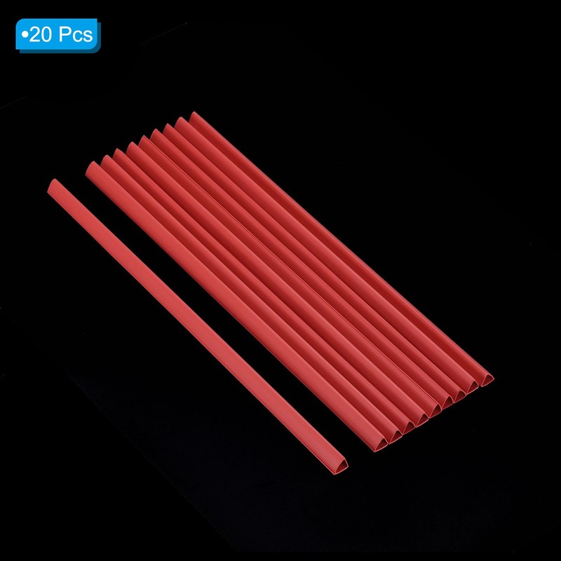 PATIKIL 10mm Binding Bars, 20 Pcs Plastic Binding Bars Slide