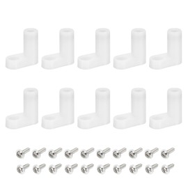 sourcing map PCB Plastic Fixed Feet Circuit Board Standoff White Mounting Spacer 20mm with Screws for Mainboard Game Console, 20 Set