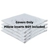 Kingnex Covers Only 4 Pack Waterproof Down Feather Proof Euro